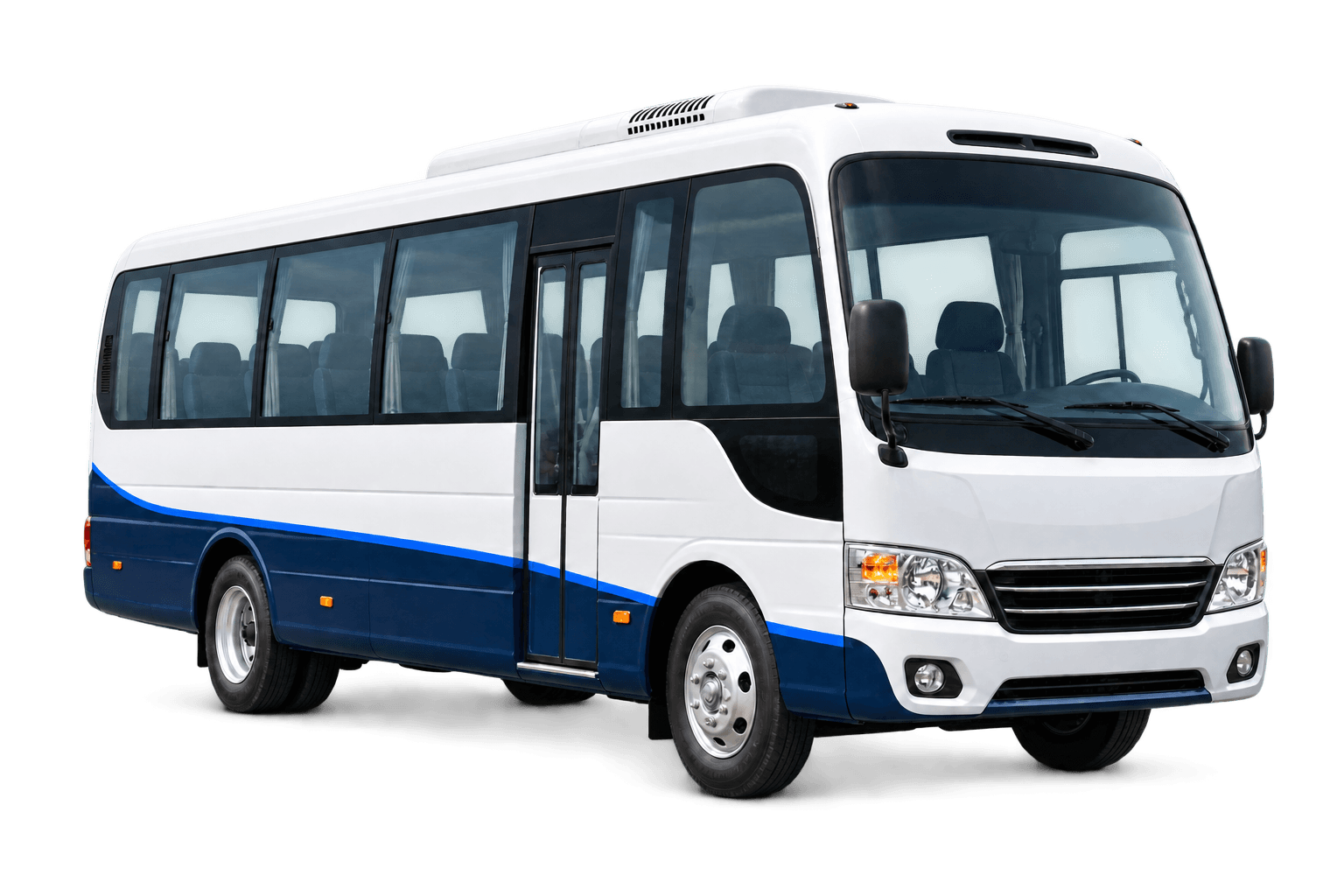 Illustrative commercial passenger vehicle for corporate transportation